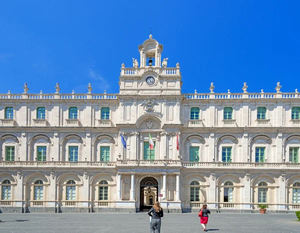 Univerzita v Catanii v Itálii — Stock fotografie