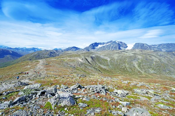 Besseggen Ridge no Parque Jotunheimen — Fotografia de Stock