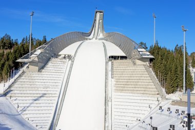 Oslo'da kayakla atlama