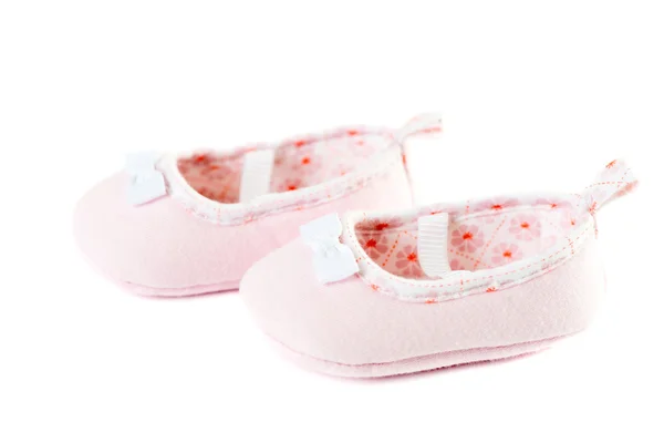 Pink baby shoes — Stock Photo, Image