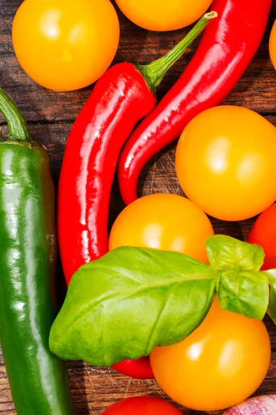 Close-up de legumes frescos — Fotografia de Stock