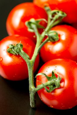 Somon taş fesleğen ve limon ile