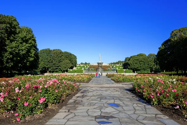 Park Vigelanda w oslo — Zdjęcie stockowe