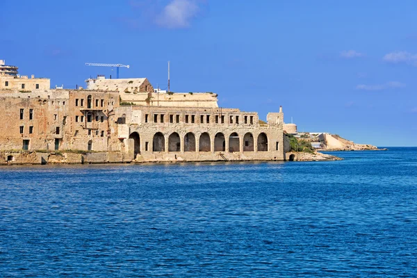 Valletta waterfront in Malta — Stock Photo, Image