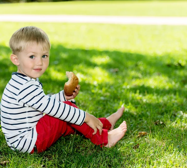 Little preschool boy — Stock Photo, Image