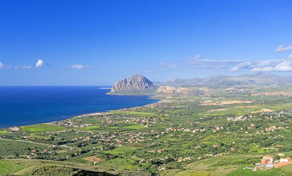 Sicilia vista de la costa — Foto de Stock