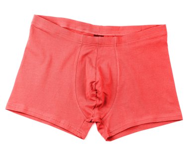 Beyaz izole Boxer külot