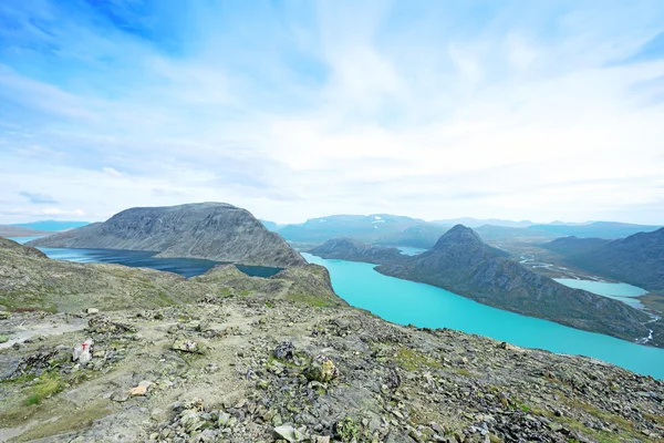 Besseggen Ridge no Parque Nacional de Jotunheimen — Fotografia de Stock