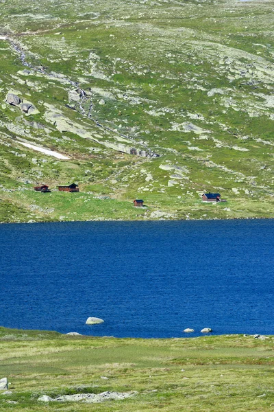 Casas de verano en Noruega — Foto de Stock