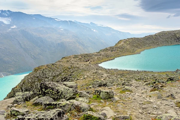 Besseggen Ridge en el Parque Nacional Jotunheimen —  Fotos de Stock