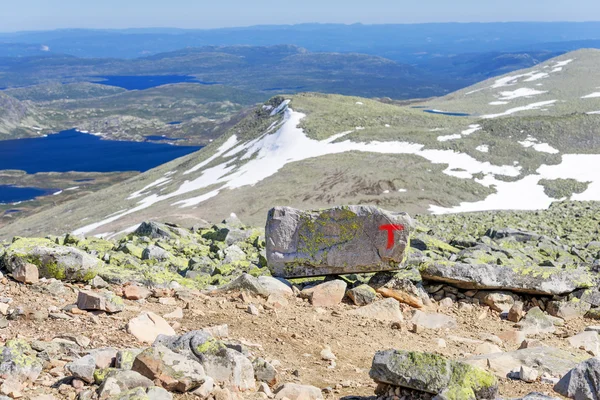 Tecken på den norska Trekking associationen — Stockfoto