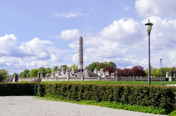 Vigeland Park Oslo heykeller — Stok fotoğraf