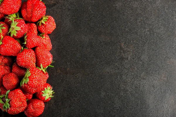 Strawberries with copy space — Stock Photo, Image