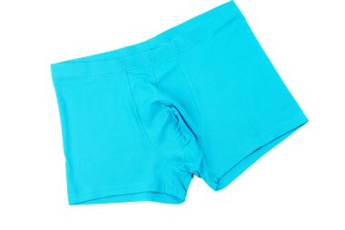 Beyaz arka plan üzerinde Boxer külot