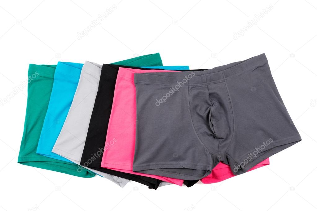 Boxer briefs isolated on a white