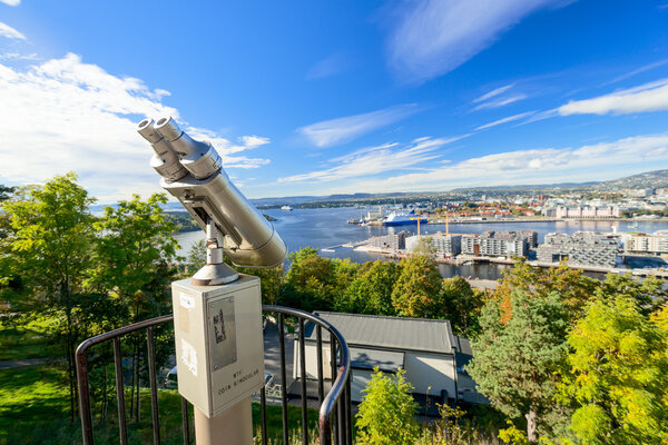 View of Oslo fjord Norway