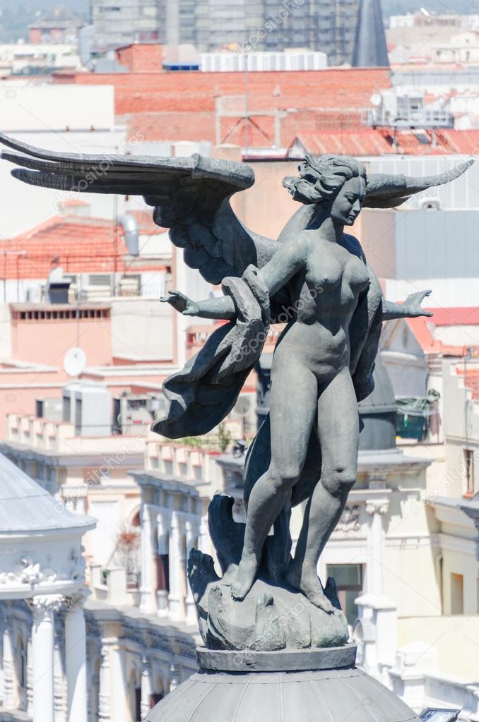 Angel sculpture on Metropolis