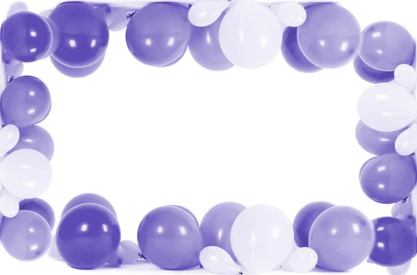 Marco de globos coloridos — Foto de Stock