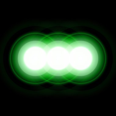 Yeşil fütüristik arka plan