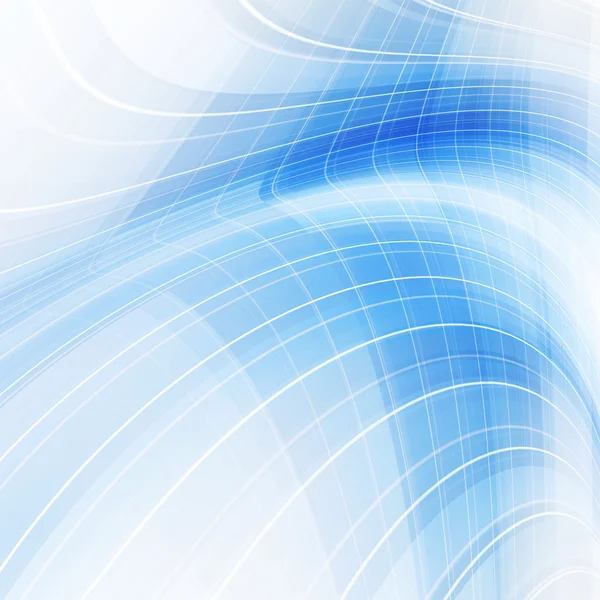 Blue Curved Abstract Background — Stock Photo, Image