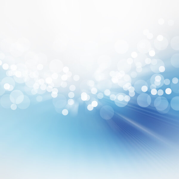 Синяя футуристическая абстракция
