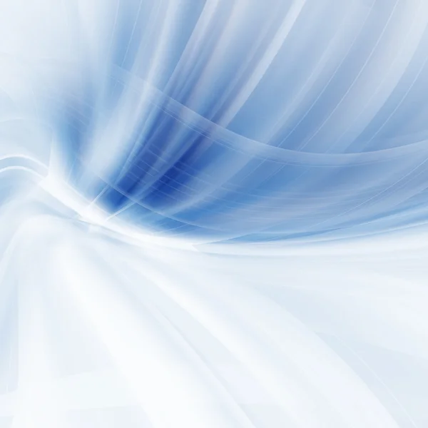 파란 곡선된 추상적인 배경 — 스톡 사진