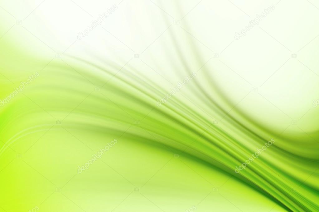Green Curved And Wavy Abstract Background Design
