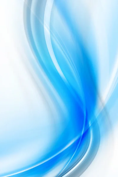 抽象的蓝色曲线背景 — 图库照片