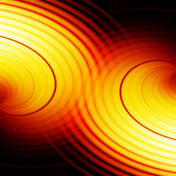 橙色曲线抽象背景 — 图库照片