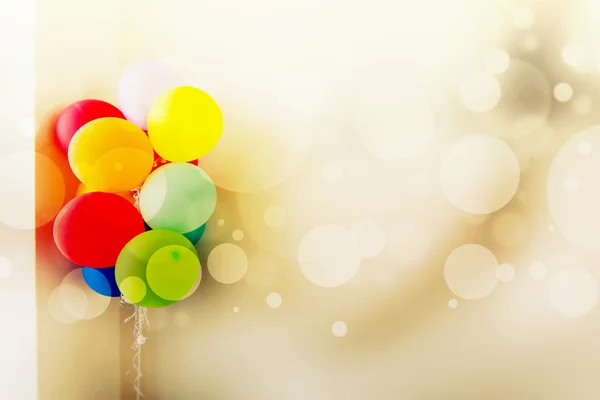 Abstrakt färgglada ballonger med cirklar — Stockfoto