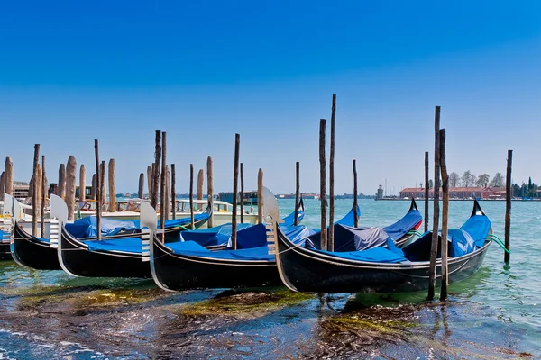 Gondolas in Venice, Italy — Stock Photo, Image