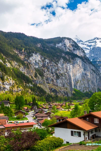 Zwitserse Alpen. Lauterbrunnen, Zwitserland, Europa — Stockfoto