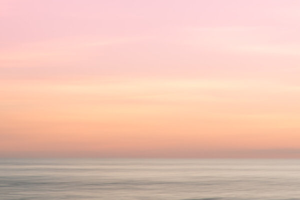 Abstract sunrise sky and  ocean nature background 