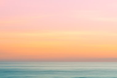 Abstract sunrise sky and  ocean nature background 