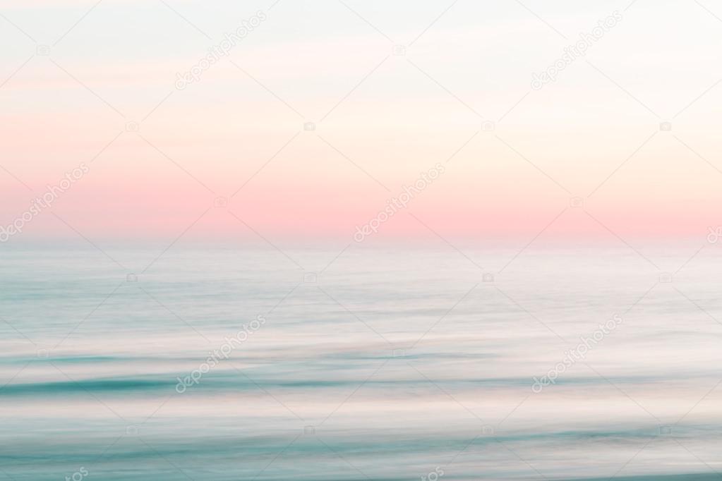 Abstract sunrise sky and  ocean nature background