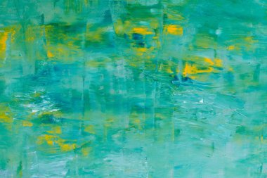 Tuval üzerine akrilik soyut resim.