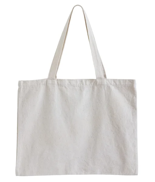 Kumaş çanta kırpma yolu ile beyaz arkaplan izole — Stok fotoğraf
