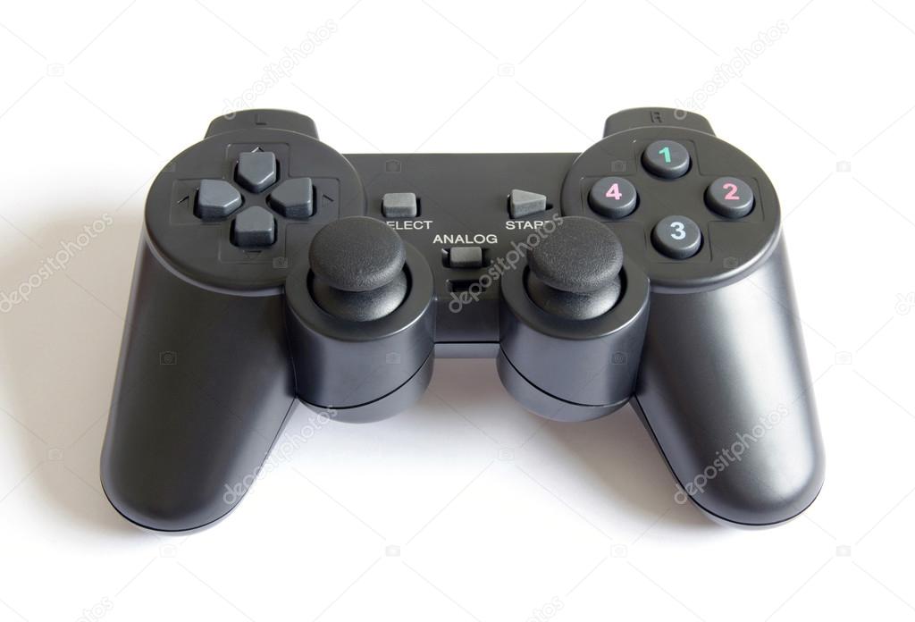 game controller isolated on white background 