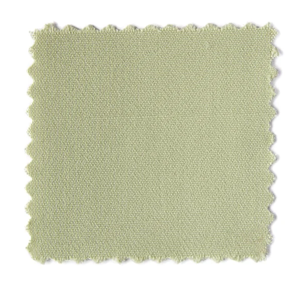 Échantillons swatch tissu beige isolé sur fond blanc — Photo