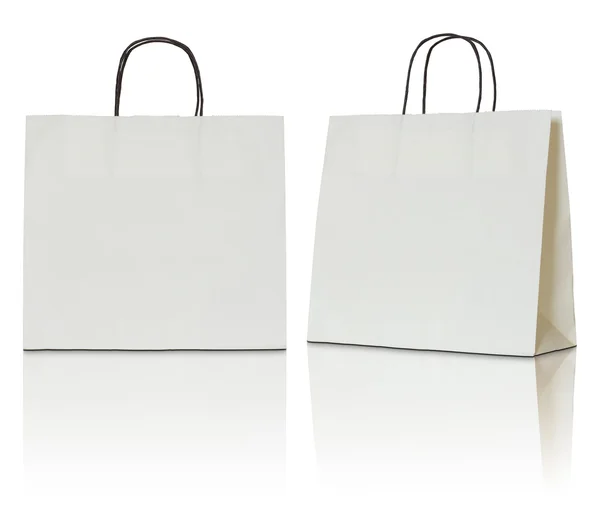 Paper bag on white background — Stock Photo, Image