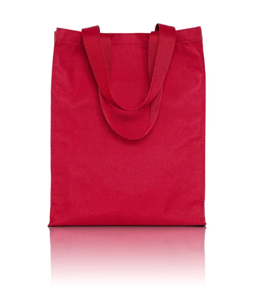 Red fabric bag on white background — Stock Photo © aopsan 77992968