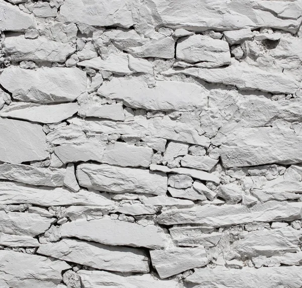 Weißen Stein Wand Textur Hintergrund — Stockfoto