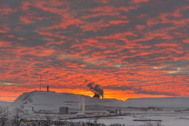 Kiruna madeni dünyanın en büyük ve en modern yeraltı demir madenidir..