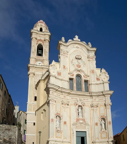 Borgo Medievale Italiano, Cervo, Liguria, Italia — Foto Stock