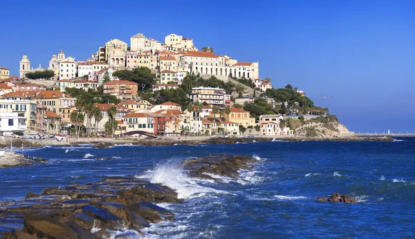 A bela cidade da Ligúria de Porto Maurizio, Imperia, Itália — Fotografia de Stock