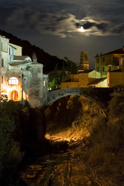 Dolcedo, a beautiful village near Imperia — Stock Photo, Image