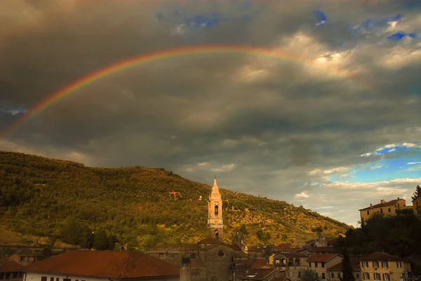 Dolcedo, a beautiful village near Imperia — Stock Photo, Image