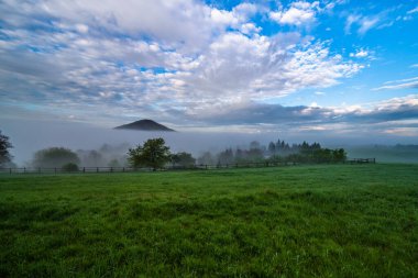 Bohem İsviçre 'de Sonbahar Sabahı, Bohemya, Çek Cumhuriyeti