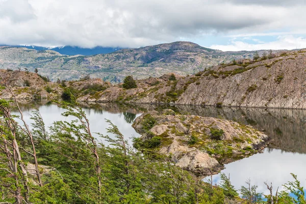 Torres Del Paine Parque Nacional Chileno Declarado Reserva Biosfera Por — Foto de Stock