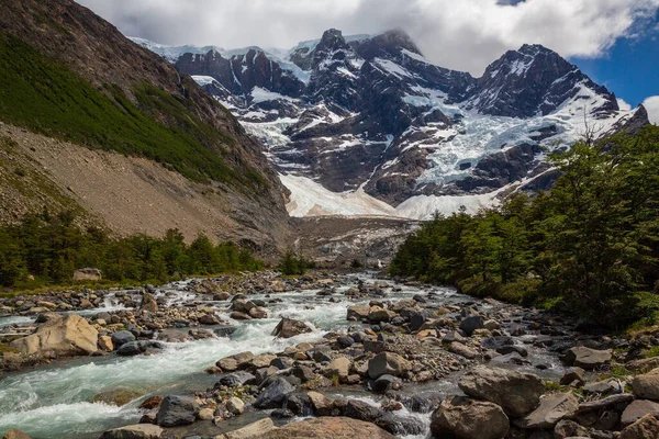 Torres Del Paine Parque Nacional Chile Que Foi Declarado Reserva — Fotografia de Stock